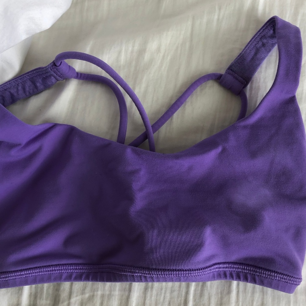 lululemon sports bra - purple